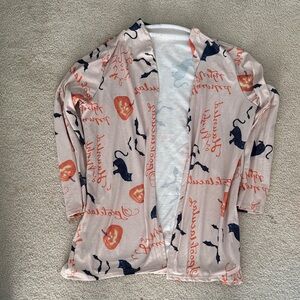 Amazon Women's Halloween Cardigan - Pink and Black